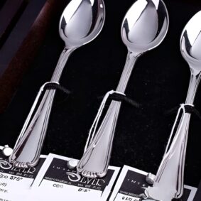 набор серебряных кофейных ложек