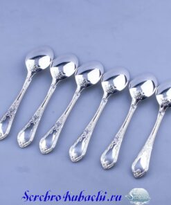 Набор серебряных чайных ложек 1
