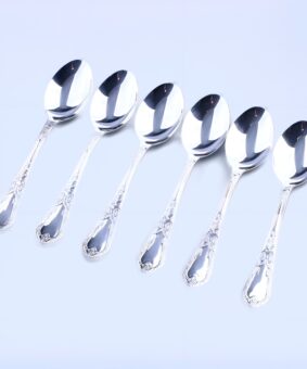 набор серебряных чайных ложек