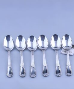набор чайных ложек из серебра