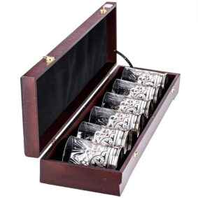 набор серебряных подстаканников