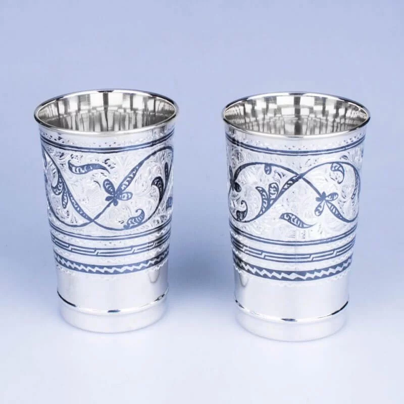 серебряные стаканы кубачи