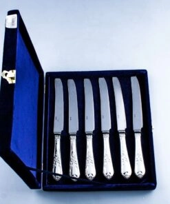Alternative view of Набор серебряных столовых ножей