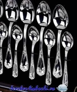 серебряные столовые приборы