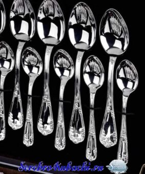 серебряные столовые приборы