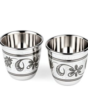 набор серебряных стопочек