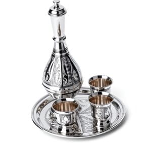 серебряный водочный набор