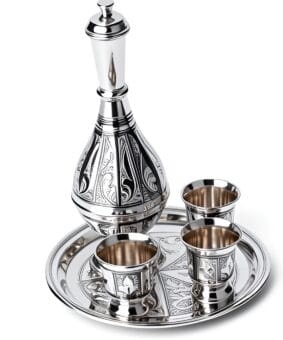 серебряный водочный набор