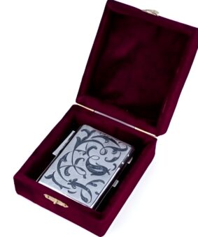 недорогой серебряный портсигар