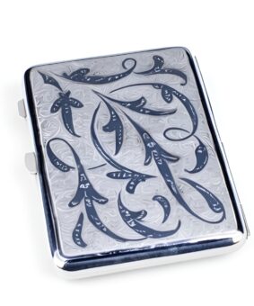 недорогой серебряный портсигар