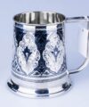 пивная кружка серебро
