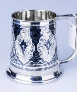 пивная кружка серебро