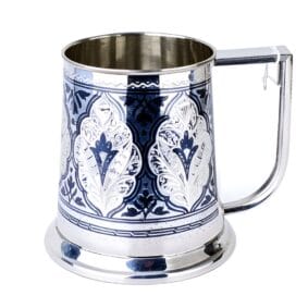 пивная кружка серебро