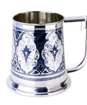 пивная кружка серебро