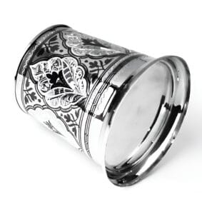 пивная кружка серебро