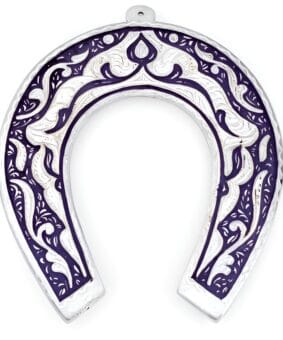 Подарочная подкова из серебра