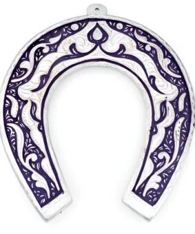Подарочная подкова из серебра