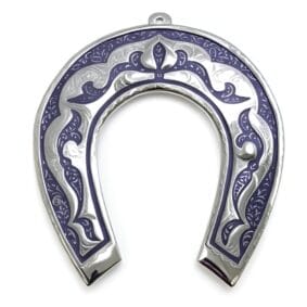 Подарочная подкова из серебра