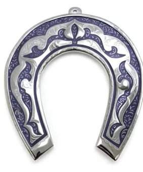 Подарочная подкова из серебра