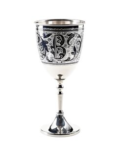 подарочный бокал с монограммой