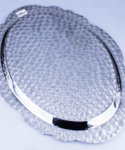 поднос серебряный