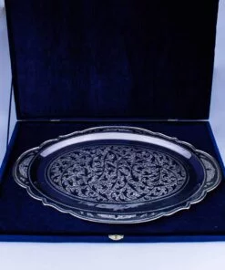 серебряный поднос кубачи