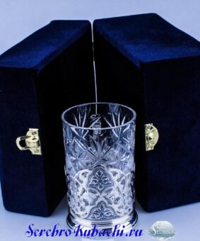 серебряный подстаканник