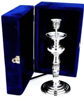 Подсвечник из серебра