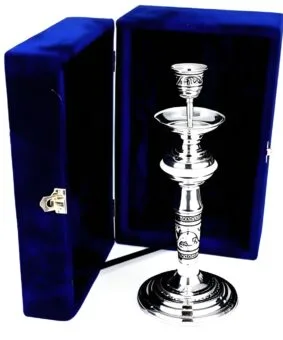 Подсвечник из серебра