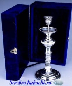 Alternative view of Подсвечник из серебра Кубачи