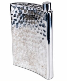 Походная фляжка серебро