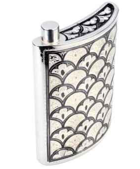 Походная фляжка серебро