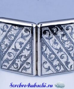 портсигар серебро