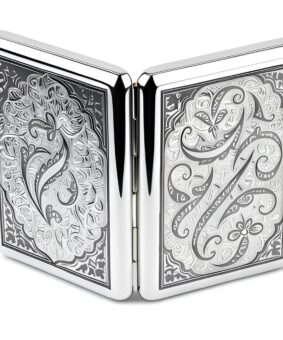 Портсигар из серебра