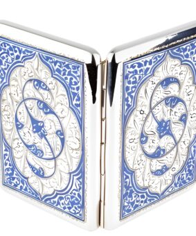 Портсигар из серебра Кубачи