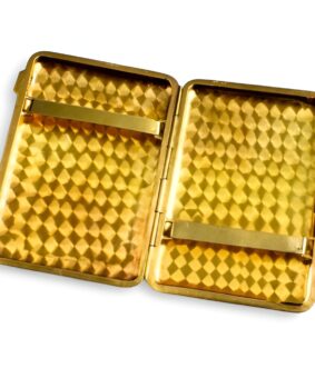 Портсигар из серебра с эмалью