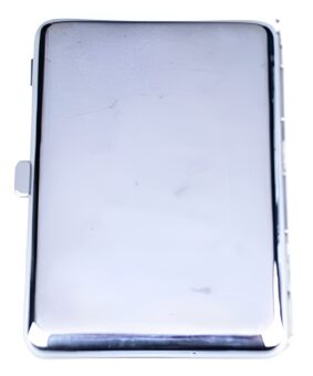 портсигар из серебра зеркальный