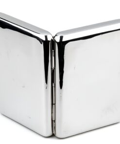 портсигар из серебра зеркальный