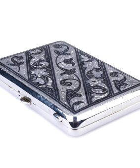 Портсигар серебро