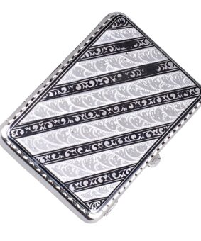 Портсигар серебро Кубачи