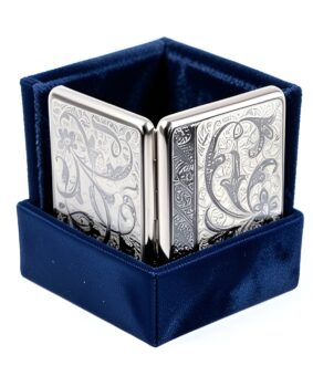 Портсигар серебряный