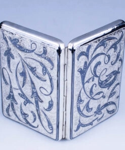 серебряный портсигар кубачи