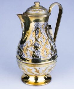 позолоченный серебряный кувшин кубачи