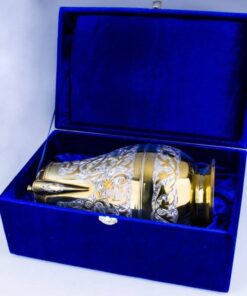 Позолоченный серебряный кувшин 9 позолоченный серебряный кувшин в футляре