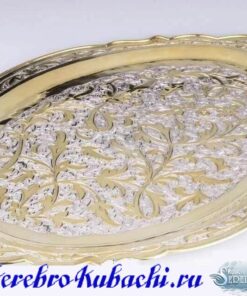 Серебряный сервиз для воды "Позолоченный" 12 позолоченный серебряный поднос