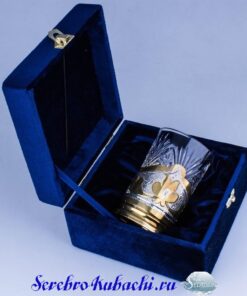 Серебряный подстаканник с позолотой 13 Серебряный подстаканник с позолотой 6