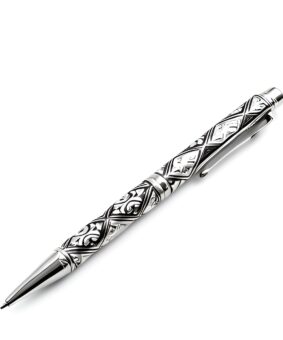 Ручка серебряная с гравировкой