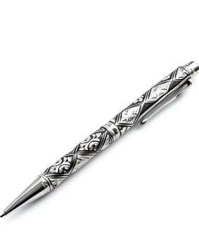 ручка серебряная с гравировкой