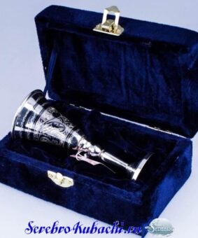 Рюмка серебряная "Дудочка" 7 рюмка серебряная