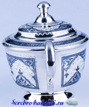 сахарница серебряная